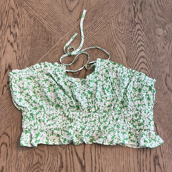 Garage Milena Shirred Top Medium NWT - Picture 3 of 7